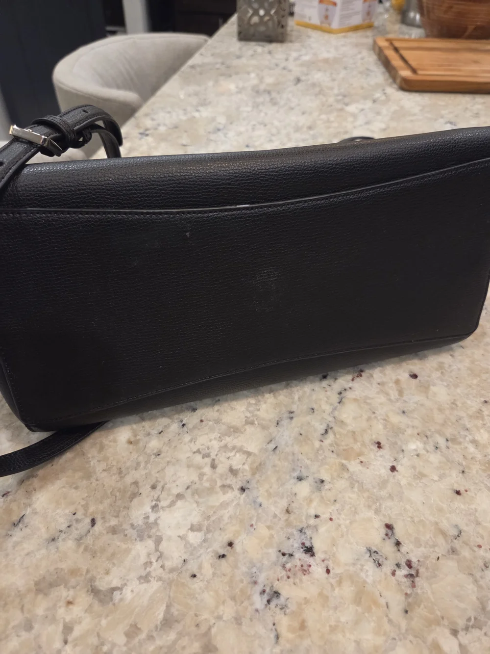 kate spade New York Black Leather Satchel